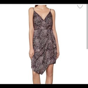 NWT BCBG Animal Print Wrap Dress